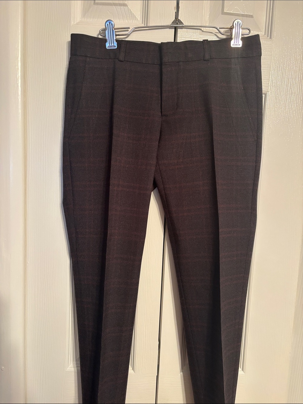 Banana Republic Reegan grey and red pants size 0 Petite